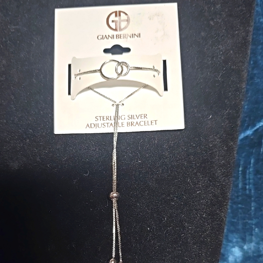 Giani Bernini .925 Sterling Silver Adjustable Bracelet